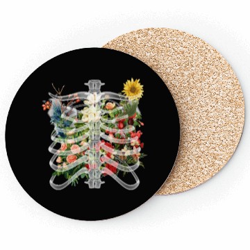 Discover Flower Skeleton Streetwear Coasters