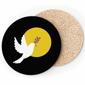Discover peace dove purple peace Ukraine Coasters