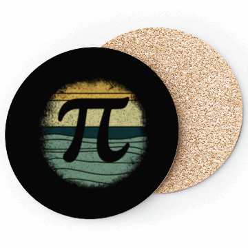 Discover Vintage Pi Math Holiday Mathematics Funny Pi Day Coasters