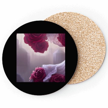 Discover Fantasy Roses and Silk Coasters