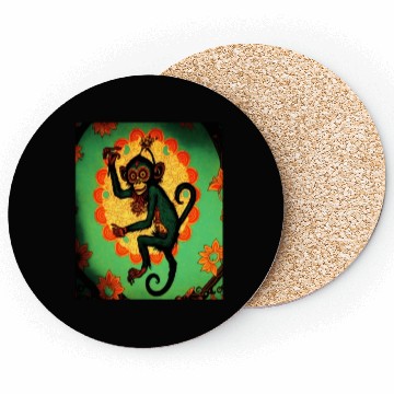 Discover Cute Spider Monkey Animal Lovers Spider Monkey Coasters