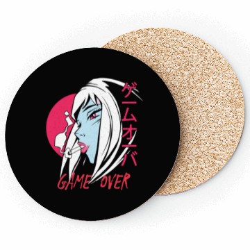 Discover Anime Manga Girl - Game over Coasters