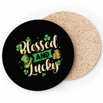 Discover Blessed And Lucky Irish Pride St. Patricks Day Coasters