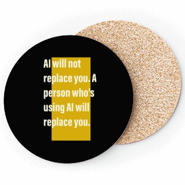 Discover AI ARTIFICIAL INSTELLIGENCE GRAPHIC DESIGNER Coasters