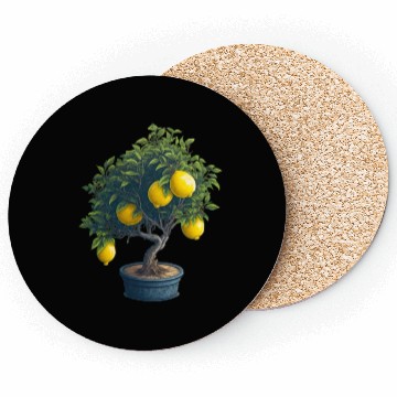 Discover Lemon Bonsai Tree Coasters