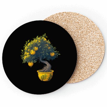 Discover Lemon Bonsai Tree Coasters