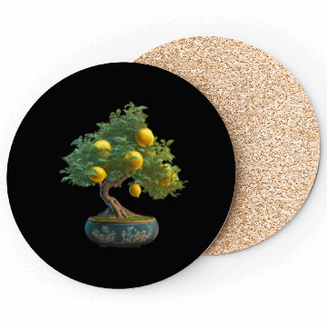 Discover Lemon Bonsai Tree Coasters
