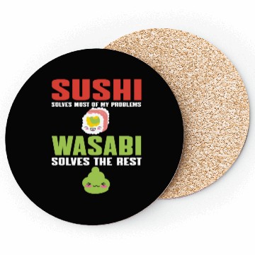 Discover Sushi And Wasabi Coasters