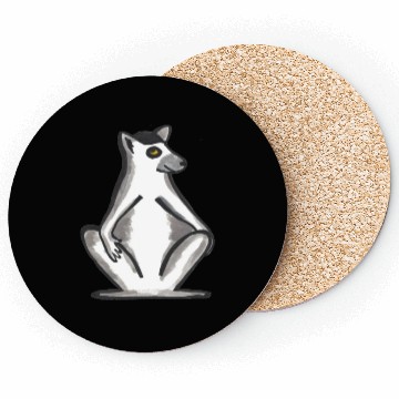 Discover chiling lazy monkey ringtailed lemur Coasters