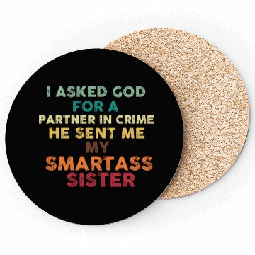 Discover Funny Sister Coasters