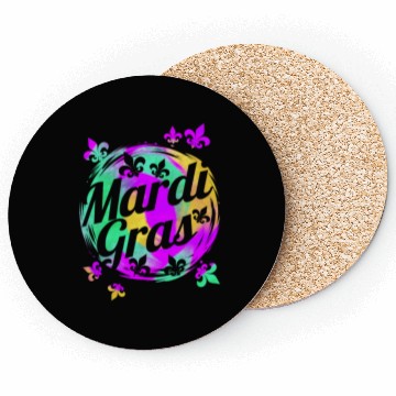 Discover Fleur De Lis Logo For Mardi Gras Coasters