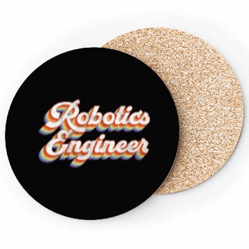 Discover Robot Robotics Engineer Retro Coasters
