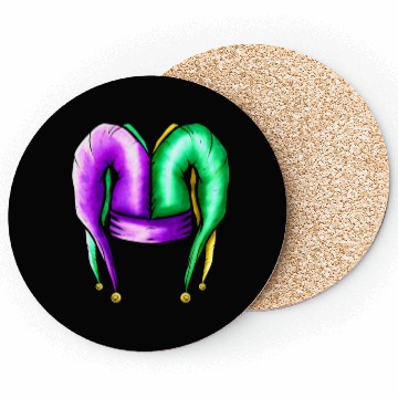Discover Jester Hat for Mardi Gras Coasters