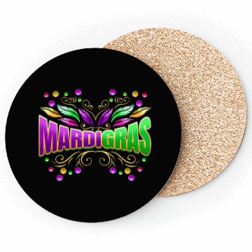 Discover Lettering With Beads And Feathers For Mardi Gras Coasters