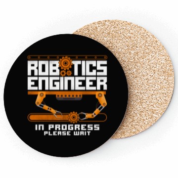 Discover Robot Robotics Engineer Vintage Coasters
