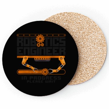 Discover Robot Robotics Engineer Vintage Coasters