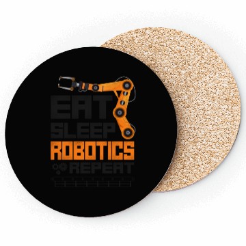 Discover Robot Robotics Engineer Vintage Coasters