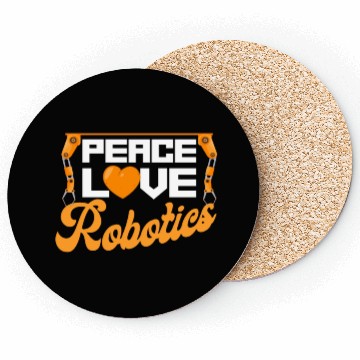 Discover Robot Robotics Engineer Female Coasters