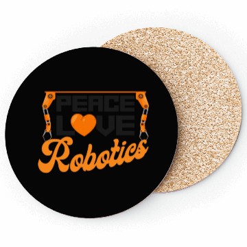 Discover Robot Robotics Engineer Female Coasters