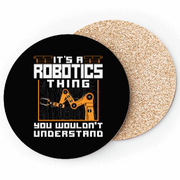 Discover Robot Robotics Engineer Vintage Coasters