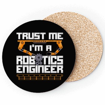 Discover Robot Robotics Engineer Vintage Coasters