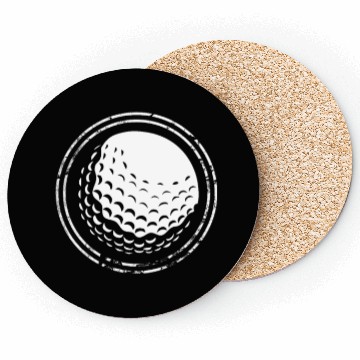 Discover Peace Love Golf Coasters