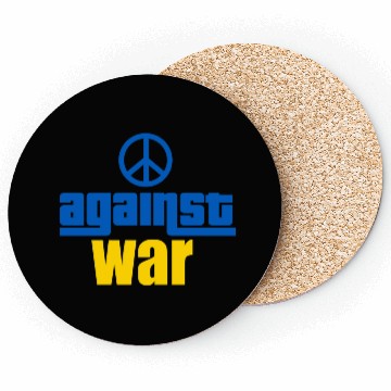 Discover against war - peace for ukraine - stop war Coasters