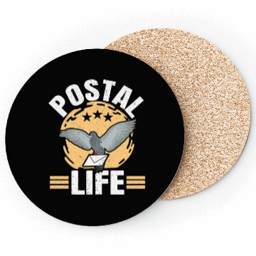 Discover Postal Worker Mailman Delivery Mail Escort Coasters