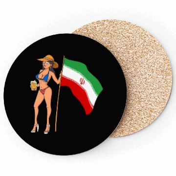 Discover Hot Fan Girl Iran Coasters