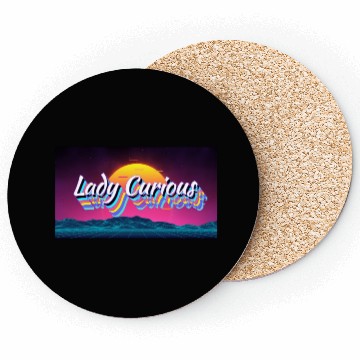 Discover Lady Curious Neon Title Coasters