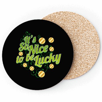 Discover It's So Nice To Be Lucky On St Patricks Day Coasters