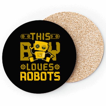 Discover Robot Robotics Engineer Boy This Coasters