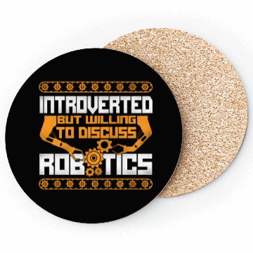 Discover Robot Robotics Engineer Vintage Coasters