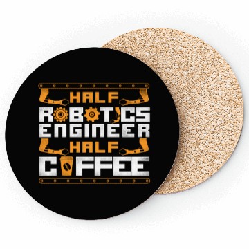 Discover Robot Robotics Engineer Coffee Coasters
