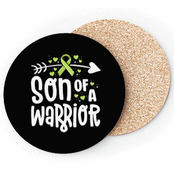 Discover Son Of A Warrior Lymphoma Cancer Awareness Family Coasters