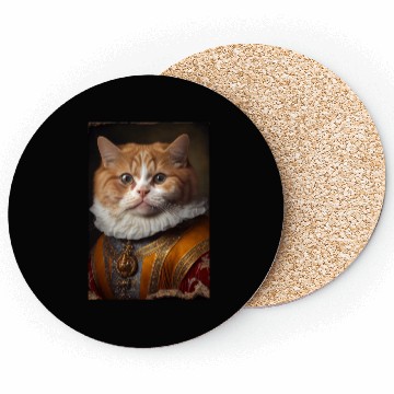 Discover Munchkin Cat Breed Portrait Royal Renaissance Anim Coasters