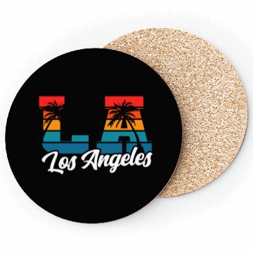 Discover Los Angeles LA California Gift Coasters