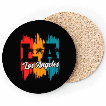 Discover Los Angeles LA California Gift Coasters