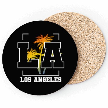Discover Los Angeles LA California Gift Coasters