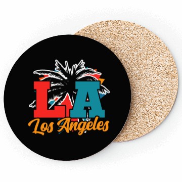 Discover Los Angeles LA California Gift Coasters