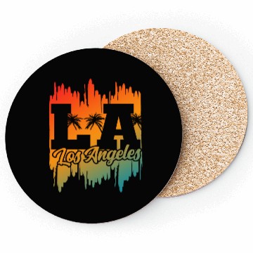 Discover Los Angeles LA California Gift Coasters