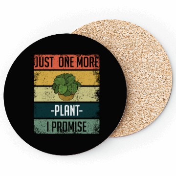 Discover One More Plant Farmer Garden Hobby Gardener Coasters