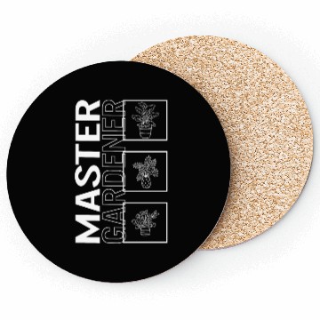 Discover Master Gardener, Garden Plant Gardening Lover Coasters