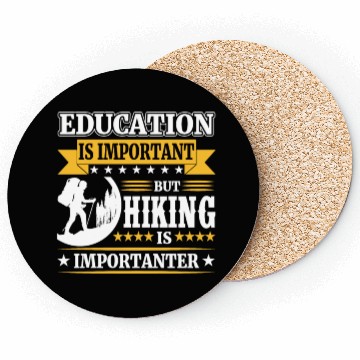 Discover Hiking Is Importuner Funny Coasters