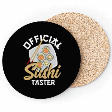 Discover Official Sushi Taster Sushi Rice Fish Sashimi Coasters