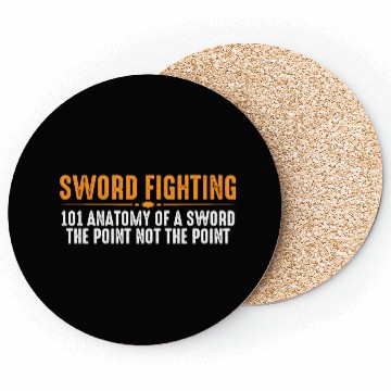 Discover Sword Fighting 101 Anatomy Of A Sword 8 Coasters