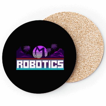 Discover Robot Robotics Engineer Retro Coasters