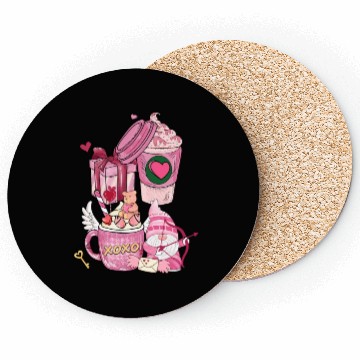 Discover Coffee Is My Love Language Cupid Coffee Valentine Coasters