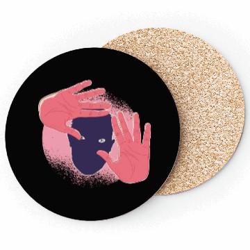 Discover Faceless hands creepy looking Faceless hands creep Coasters