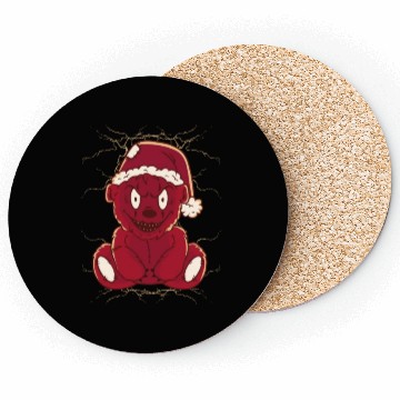 Discover Scary smiling teddy-bear Scary smiling teddy-bear Coasters